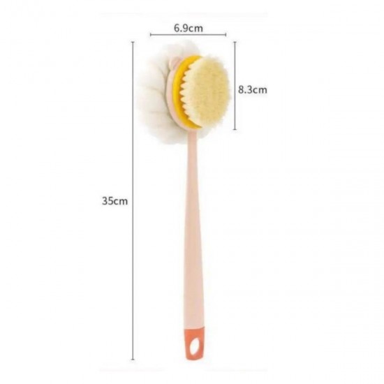 Robinanka® 2'si 1 Arada Çift Taraflı Uzun Saplı Fırçalı Banyo Vücut Sırt Fırçası Banyo Lifi Robinanka® 2'si 1 Arada Çift Taraflı Uzun Saplı Fırçalı Banyo Vücut Sırt Fırçası Banyo Lifi