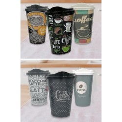 Robinanka 3 Adet Kahve Bardağı Seti Dekoratif Plastik Kahve Muhafaza Bardağı Robinanka 3 Adet Kahve Bardağı Seti Dekoratif Plastik Kahve Muhafaza Bardağı