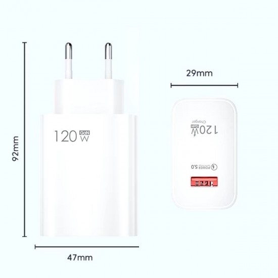 Robinanka® 120W USB Hızlı Type C Uçlu Kablolu Şarj Aleti Robinanka® 120W USB Hızlı Type C Uçlu Kablolu Şarj Aleti