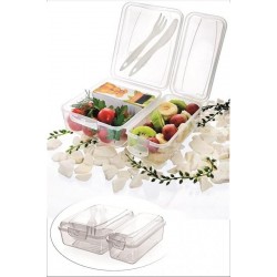 Robinanka Takeaway Ergonomik Asorti Çatal Bıçaklı Pratik Yoğurt Saklama Kabı Robinanka Takeaway Ergonomik Asorti Çatal Bıçaklı Pratik Yoğurt Saklama Kabı
