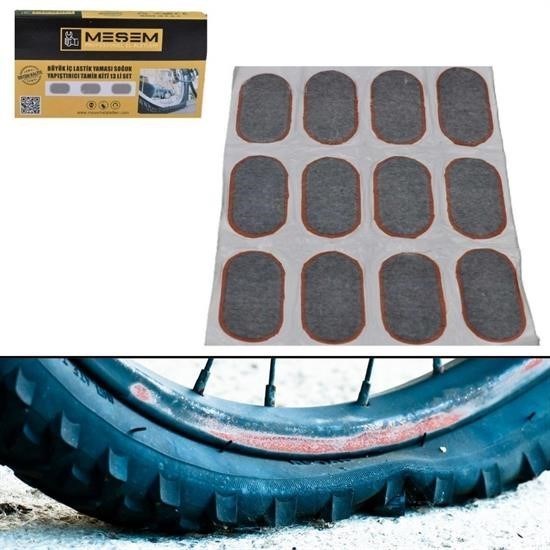 Robinanka® 13lü Bisiklet Motorsiklet İç Lastik Yaması Soğuk Yapıştırıcılı Robinanka® 13lü Bisiklet Motorsiklet İç Lastik Yaması Soğuk Yapıştırıcılı