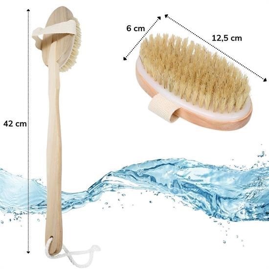 Robinanka® Doğal At Kılı Selülit Karşıtı Sapı Çıkabilen Ahşap Banyo Fırçası Robinanka® Doğal At Kılı Selülit Karşıtı Sapı Çıkabilen Ahşap Banyo Fırçası