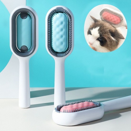 Robinanka® Evcil Hayvanlar İçin Çift Taraflı Pet Fırçası Nemli Tüy Tarama Tarağı Robinanka® Evcil Hayvanlar İçin Çift Taraflı Pet Fırçası Nemli Tüy Tarama Tarağı