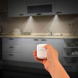 Robinanka 3lü Uzaktan Kumandalı Pilli Yapışkanlı Kablosuz Led Spot Lambalar Robinanka 3lü Uzaktan Kumandalı Pilli Yapışkanlı Kablosuz Led Spot Lambalar