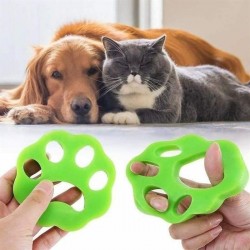 Robinanka 2 Adet Evcil Hayvanlar ve Çamaşır Makinesi İçin Pati Şekilli Renkli Tüy Temizleme Aparatı  Robinanka 2 Adet Evcil Hayvanlar ve Çamaşır Makinesi İçin Pati Şekilli Renkli Tüy Temizleme Aparatı