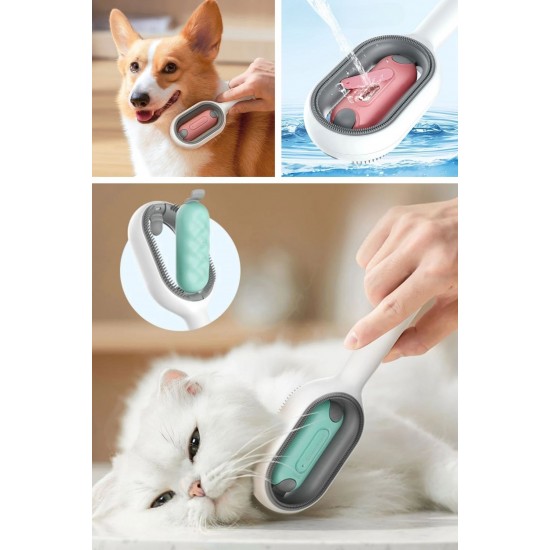 Robinanka® Su Hazneli Kedi ve Köpek Tüyü Toplamama Fırçası Su Hazneli Pet Tarağı Robinanka® Su Hazneli Kedi ve Köpek Tüyü Toplamama Fırçası Su Hazneli Pet Tarağı