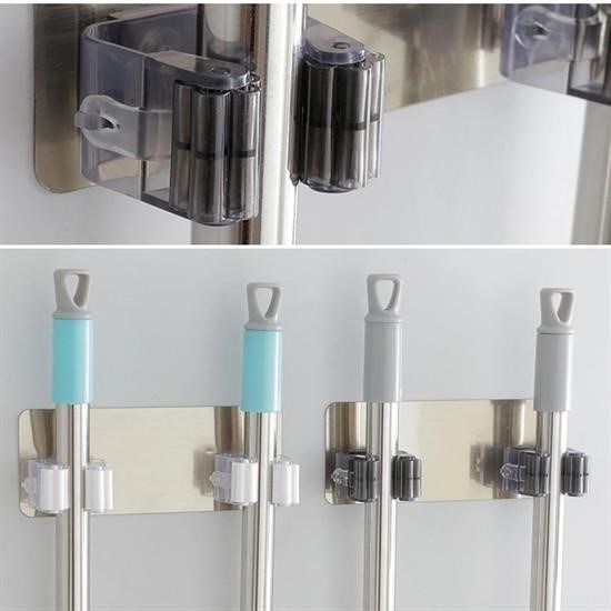 Robinanka Pratik Organizer 4lü Yapışkanlı Fırça Paspas Mop Fırça Sabitleyici Ergonomik Alet Aparatı Robinanka Pratik Organizer 4lü Yapışkanlı Fırça Paspas Mop Fırça Sabitleyici Ergonomik Alet Aparatı