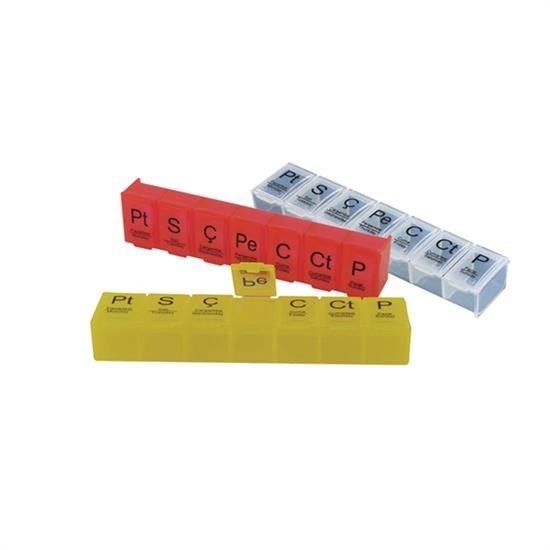 Robinanka® Haftalık Günlük İlaç Saklama Kutusu 7 Günlük İlaç Saklama Kabı Robinanka® Haftalık Günlük İlaç Saklama Kutusu 7 Günlük İlaç Saklama Kabı