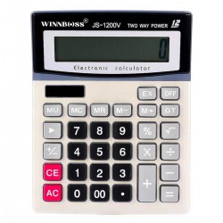 Robinanka 12 Haneli Geniş LCD Ekran, Pilli Büyük Düğmeli Hesap Makinesi Robinanka 12 Haneli Geniş LCD Ekran, Pilli Büyük Düğmeli Hesap Makinesi