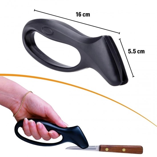 Robinanka® Kolay Tutuş Saplı Paslanmaz Çelik Manuel Bıçak Bileme Aleti Robinanka® Kolay Tutuş Saplı Paslanmaz Çelik Manuel Bıçak Bileme Aleti
