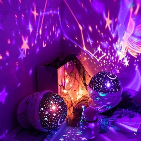 Robinanka Renkli Ay Yıldız Tavan Yansıtma Pilli Led Gece Lambası Gökyüzü Projeksiyonlu Dönen Küre Robinanka Renkli Ay Yıldız Tavan Yansıtma Pilli Led Gece Lambası Gökyüzü Projeksiyonlu Dönen Küre