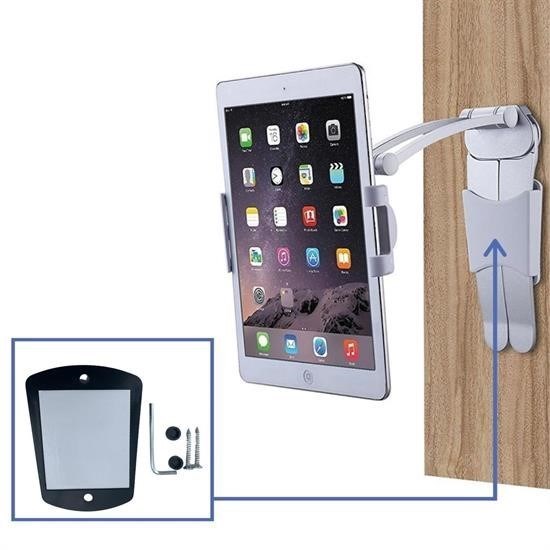 Robinanka® 360 Derece Dönebilen Mutfak Masaüstü Telefon Tablet Tutucu Ayarlanabilir Esnek Ayaklı Metal Robinanka® 360 Derece Dönebilen Mutfak Masaüstü Telefon Tablet Tutucu Ayarlanabilir Esnek Ayaklı Metal