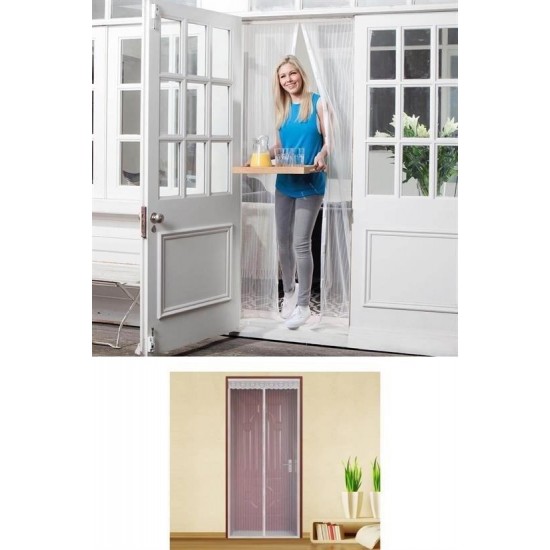 Robinanka Pratik Manyetik Mıknatıslı Beyaz Kapı Pencere Sinekliği Tülü 90 x 210 cm Robinanka Pratik Manyetik Mıknatıslı Beyaz Kapı Pencere Sinekliği Tülü 90 x 210 cm