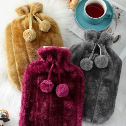 Robinanka 2 Litre Ponponlu Peluş Sıcak Su Torbası 1.Sınıf Kauçuk Malzeme Robinanka 2 Litre Ponponlu Peluş Sıcak Su Torbası 1.Sınıf Kauçuk Malzeme