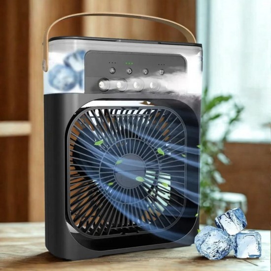 Robinanka Taşınabilir 3 Farklı Mod Ayarlı 7 Farklı Led Işıklı Sulu Soğutmalı Taşınabilir Masaüstü USB Fan Vantilatör Robinanka Taşınabilir 3 Farklı Mod Ayarlı 7 Farklı Led Işıklı Sulu Soğutmalı Taşınabilir Masaüstü USB Fan Vantilatör