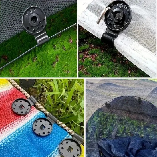 Robinanka 10 Adet Güneşlik Filesi Sabitleme Klipsleri, Gölgelik Bezi ve Brandalar İçin Dayanıklı Plastik Kelepçe Kancaları Robinanka 10 Adet Güneşlik Filesi Sabitleme Klipsleri, Gölgelik Bezi ve Brandalar İçin Dayanıklı Plastik Kelepçe Kancaları