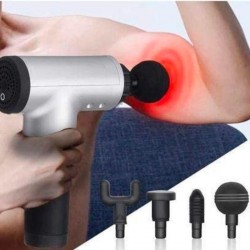 Robinanka  6 Farklı Seviyeli Titreşimli 4 Farklı Başlıklı Büyük Boy Masaj Tabancası Robinanka  6 Farklı Seviyeli Titreşimli 4 Farklı Başlıklı Büyük Boy Masaj Tabancası