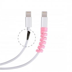 Robinanka 4lü Apple, Android Şaj Kablosu Koruyucu Silikon Spiral Yay Aparat Robinanka 4lü Apple, Android Şaj Kablosu Koruyucu Silikon Spiral Yay Aparat