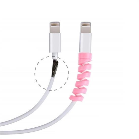 Robinanka® 4lü Apple, Android Şaj Kablosu Koruyucu Silikon Spiral Yay Aparat Robinanka® 4lü Apple, Android Şaj Kablosu Koruyucu Silikon Spiral Yay Aparat