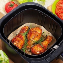 50 Adet Air Fryer Pişirme Kağıdı Tek Kullanımlık Hava Fritöz Yapışmaz Yağlı Kağıt Delikli Model 50 Adet Air Fryer Pişirme Kağıdı Tek Kullanımlık Hava Fritöz Yapışmaz Yağlı Kağıt Delikli Model