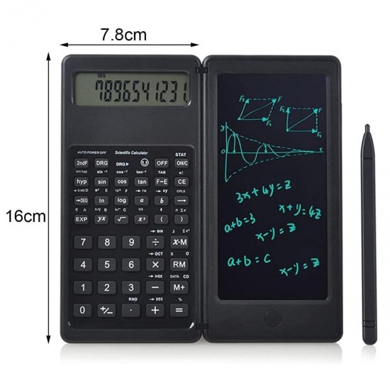 Robinanka® Silinebilir LCD Yazı Tabletli,Kalemli Katlanabilir Bilimsel Hesap Makinesi Robinanka® Silinebilir LCD Yazı Tabletli,Kalemli Katlanabilir Bilimsel Hesap Makinesi
