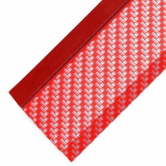 Robinanka® Kırmızı Renkli 2,5 Metre Araba Oto Ön Tampon Koruyucu Kauçuk Pratik Tampon Şerit Bant Döşeme Robinanka® Kırmızı Renkli 2,5 Metre Araba Oto Ön Tampon Koruyucu Kauçuk Pratik Tampon Şerit Bant Döşeme