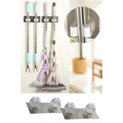Robinanka Pratik Organizer 4lü Yapışkanlı Fırça Paspas Mop Fırça Sabitleyici Ergonomik Alet Aparatı Robinanka Pratik Organizer 4lü Yapışkanlı Fırça Paspas Mop Fırça Sabitleyici Ergonomik Alet Aparatı
