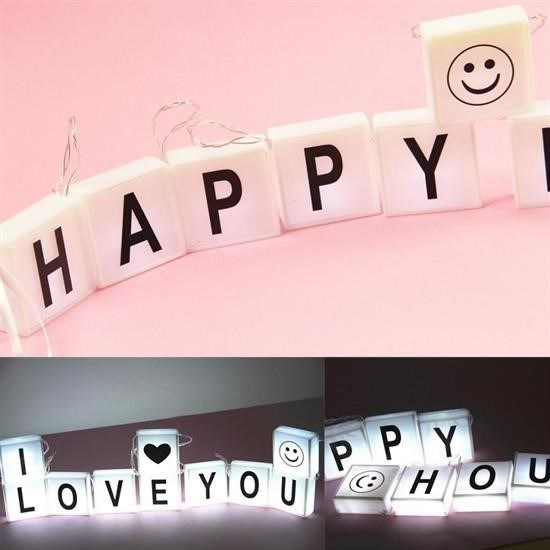 Robinanka® 10lu Lightbox Işıklı Harf Mesaj Panosu Dekoratif Harf Işık Zinciri Robinanka® 10lu Lightbox Işıklı Harf Mesaj Panosu Dekoratif Harf Işık Zinciri