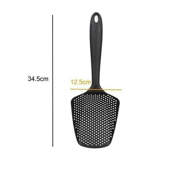Robinanka® Isıya Dayanıklı Plastik Süzgeçli Kızartma ve Sebze Haşlama Kepçesi Robinanka® Isıya Dayanıklı Plastik Süzgeçli Kızartma ve Sebze Haşlama Kepçesi