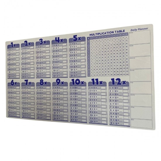 Robinanka® Statik Akıllı Kağıt Ingilizce Çarpım Tablosu 100x56 Cm(1 Adet Silgili Kalemli) Robinanka® Statik Akıllı Kağıt Ingilizce Çarpım Tablosu 100x56 Cm(1 Adet Silgili Kalemli)