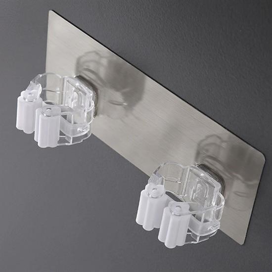 Robinanka Pratik Organizer 4lü Yapışkanlı Fırça Paspas Mop Fırça Sabitleyici Ergonomik Alet Aparatı Robinanka Pratik Organizer 4lü Yapışkanlı Fırça Paspas Mop Fırça Sabitleyici Ergonomik Alet Aparatı