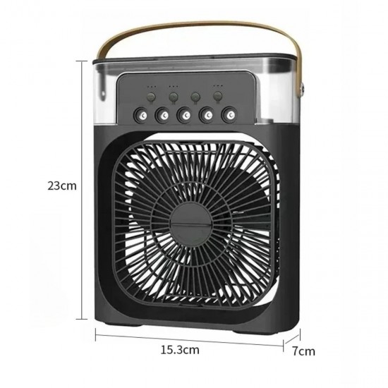 Robinanka Taşınabilir 3 Farklı Mod Ayarlı 7 Farklı Led Işıklı Sulu Soğutmalı Taşınabilir Masaüstü USB Fan Vantilatör Robinanka Taşınabilir 3 Farklı Mod Ayarlı 7 Farklı Led Işıklı Sulu Soğutmalı Taşınabilir Masaüstü USB Fan Vantilatör