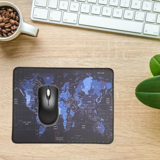 Robinanka® 25x32 cm Küçük Boy Mouse Pad Dünya Haritası Robinanka® 25x32 cm Küçük Boy Mouse Pad Dünya Haritası