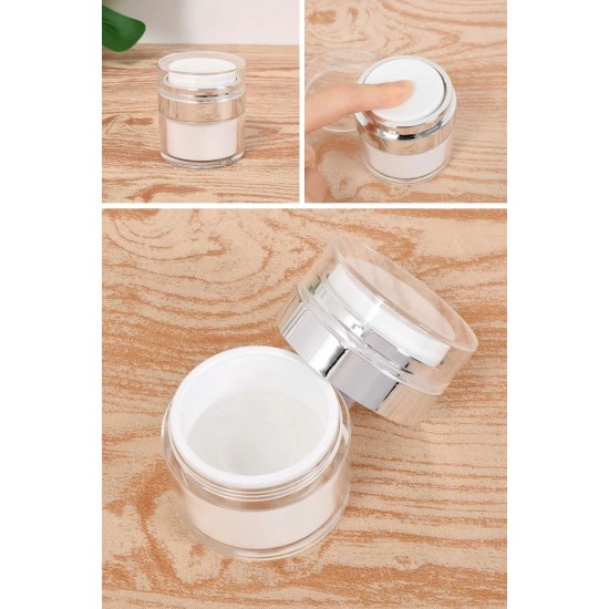 Robinanka® Hava Pompalı Doldurulabilir Vakumlu Krem,Fondoten Sıvı Kozmetik Ürün Şişesi Robinanka® Hava Pompalı Doldurulabilir Vakumlu Krem,Fondoten Sıvı Kozmetik Ürün Şişesi