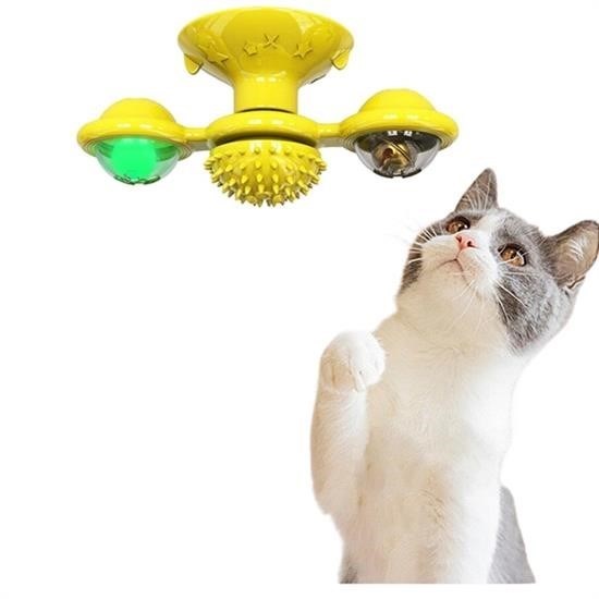 Robinanka Pet Malzemeleri Vantuzlu Fırıldak Toplu Dönen Şeffaf Depo Tasarım İnteraktif Kedi Oyuncağı Robinanka Pet Malzemeleri Vantuzlu Fırıldak Toplu Dönen Şeffaf Depo Tasarım İnteraktif Kedi Oyuncağı