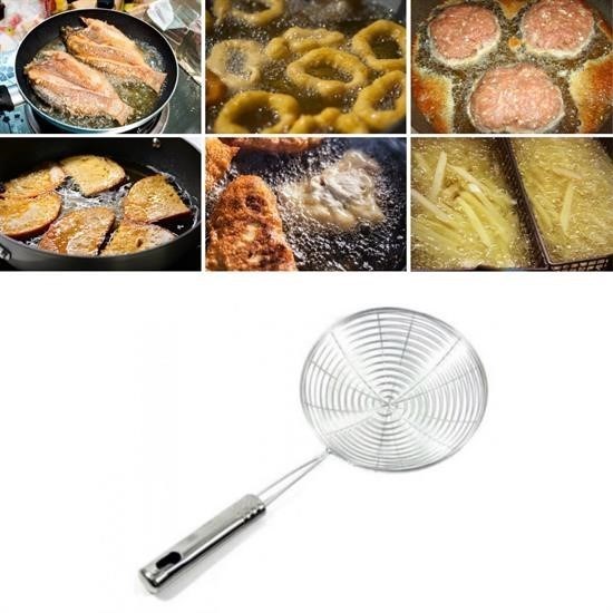 Robinanka® Pratik Kullanışlı 12 Cm Yağ Kevgiri Kızartma Haşlama Süzgeci Robinanka® Pratik Kullanışlı 12 Cm Yağ Kevgiri Kızartma Haşlama Süzgeci
