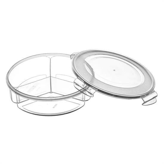 Robinanka® 3 Bölmeli Sızdırmaz Contalı Kilitli Kapaklı 1,35 Litre yuvarlak Erzak Saklama Kabı LC-500 Robinanka® 3 Bölmeli Sızdırmaz Contalı Kilitli Kapaklı 1,35 Litre yuvarlak Erzak Saklama Kabı LC-500