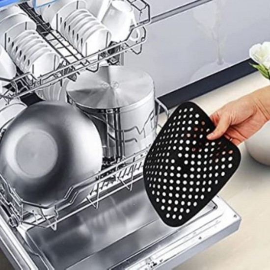 Robinanka Siyah Isıya Dayanıklı Yıkanılabilir Silikon Fırın Ve Airfryer Kare Model Pişirme Matı 21,5 Cm  Robinanka Siyah Isıya Dayanıklı Yıkanılabilir Silikon Fırın Ve Airfryer Kare Model Pişirme Matı 21,5 Cm