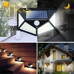 Robinanka 100 Ledli 3 Farklı Aydınlatma Ayarlı Solar Güneş Enerjili Hareket Sensörlü Bahçe Duvar Lambası Robinanka 100 Ledli 3 Farklı Aydınlatma Ayarlı Solar Güneş Enerjili Hareket Sensörlü Bahçe Duvar Lambası