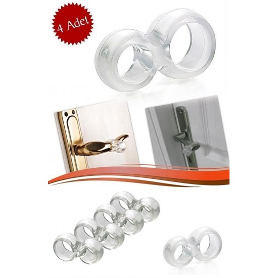 Robinanka® Silikon Kapı & Pencere Vurma Önleyici Stoper Kapı Tamponu 4 Adet Robinanka® Silikon Kapı & Pencere Vurma Önleyici Stoper Kapı Tamponu 4 Adet