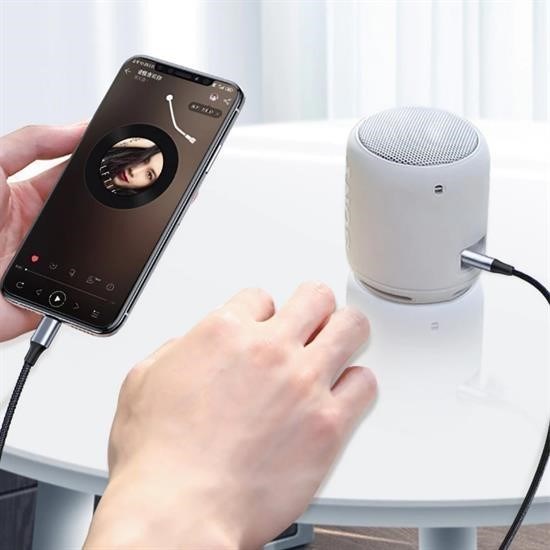 Robinanka® iPhone Lightning Aux Araç Dönüştürücü Ses Kablosu 35 mm Jack Girişli Robinanka® iPhone Lightning Aux Araç Dönüştürücü Ses Kablosu 35 mm Jack Girişli