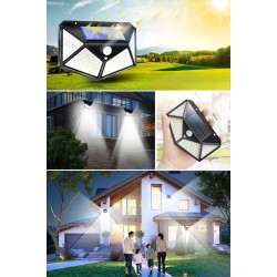 Robinanka 100 Ledli 3 Farklı Aydınlatma Ayarlı Solar Güneş Enerjili Hareket Sensörlü Bahçe Duvar Lambası Robinanka 100 Ledli 3 Farklı Aydınlatma Ayarlı Solar Güneş Enerjili Hareket Sensörlü Bahçe Duvar Lambası