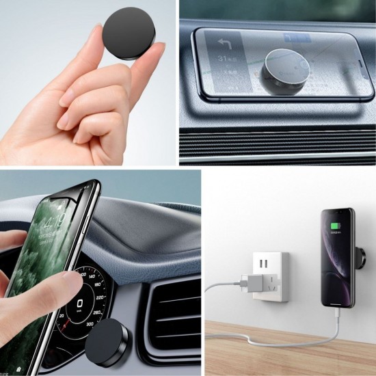Robinanka® Tüm Modellerle Uyumlu Manyetik Araç İçi Telefon Tutucu Çok Amaçlı Güçlü Mıknatıs Tutucu