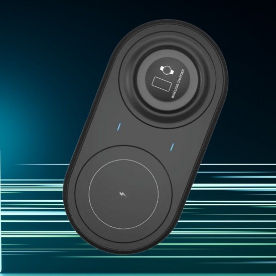 Robinanka® 2si 1arada Kablosuz Saat,Kulaklık ve Telefon Hızlı Şarj Etme Aparatı Robinanka® 2si 1arada Kablosuz Saat,Kulaklık ve Telefon Hızlı Şarj Etme Aparatı