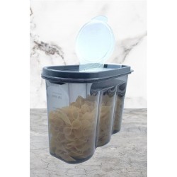 Robinanka 2 Kapaklı Ölçekli Erzak Saklama Kabı - 1,2 Litre - SA930 Robinanka 2 Kapaklı Ölçekli Erzak Saklama Kabı - 1,2 Litre - SA930