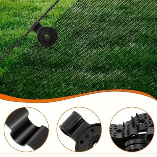 Robinanka 10 Adet Güneşlik Filesi Sabitleme Klipsleri, Gölgelik Bezi ve Brandalar İçin Dayanıklı Plastik Kelepçe Kancaları Robinanka 10 Adet Güneşlik Filesi Sabitleme Klipsleri, Gölgelik Bezi ve Brandalar İçin Dayanıklı Plastik Kelepçe Kancaları