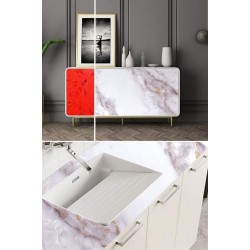 Robinanka Mermer Desenli Masa Tezgah Mutfak Su Geçirmez Yapışkanlı Folyo Sticker Sarı 5x0,6m Robinanka Mermer Desenli Masa Tezgah Mutfak Su Geçirmez Yapışkanlı Folyo Sticker Sarı 5x0,6m