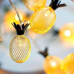 Robinanka Dekoratif Pilli Pineapple Ananas Pilli Şerit Led Işık (1 Metre) Robinanka Dekoratif Pilli Pineapple Ananas Pilli Şerit Led Işık (1 Metre)