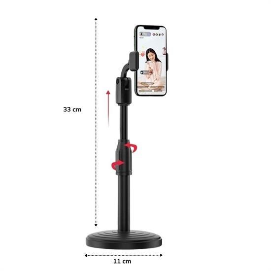 Robinanka 360 Derece Döndürülebilir Masaüstü Teleskopik Telefon Standı Çok Fonksiyonlu Telefon Tutucu Robinanka 360 Derece Döndürülebilir Masaüstü Teleskopik Telefon Standı Çok Fonksiyonlu Telefon Tutucu