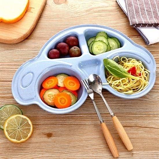 Robinanka® Bebekler İçin Araba Şeklinde Sevimli Mama Tabağı Çocuk Tabldot Robinanka® Bebekler İçin Araba Şeklinde Sevimli Mama Tabağı Çocuk Tabldot